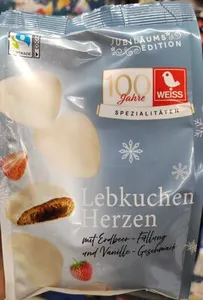 weisse Lebkuchen Herzen
