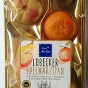 6 Früchte aus zart-saftigem Lübecker Edelmarzipan