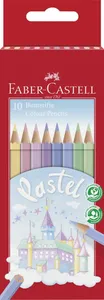 Färgpenna Faber-Castell Pastell 10 färger
