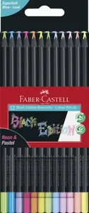 Faber-Castell - Colour pencils Black Edition - Neon & Pastel
