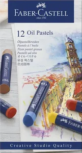 Oljepastellkritor Faber-Castell Creative Studio 12 färger
