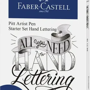 Pennset Faber-Castell Pitt Artist Pen Hand Lettering Starter kit
