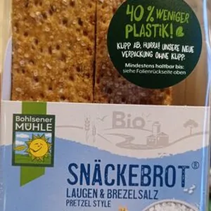 Knäckebrot - Snäckebrot (Laugen & Brezelsalz)