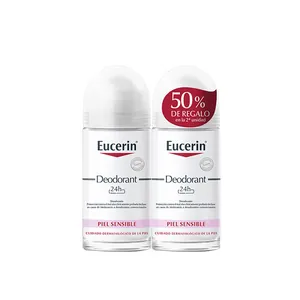 Eucerin Roll On Sensitive Skin Deodorant 2x50ml