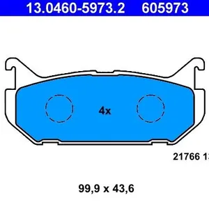 Bromsbelägg ATE 13.0460-5973.2