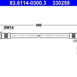 Bromsslang ATE 83.6114-0300.3