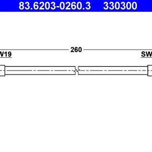 Bromsslang ATE 83.6203-0260.3