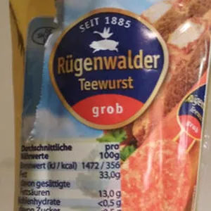 Rügenwalder Teewurst grob