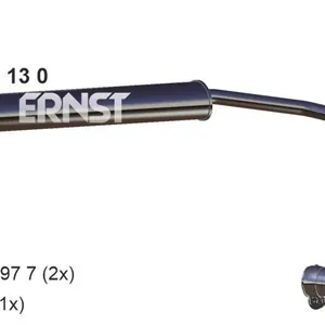 Mittenljuddämpare ERNST 013130