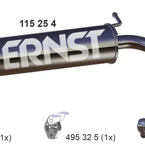 Mittenljuddämpare ERNST 115254