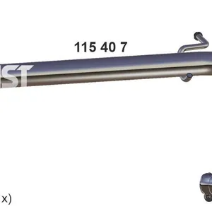 Avgasrör ERNST 115407