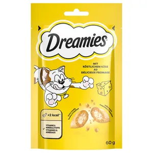 Ekonomipack: Dreamies Cat Treats 6 x 60 g - Ost