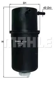 Bränslefilter KNECHT KL 787