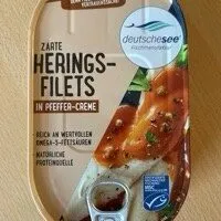 Heringsfilets in Pfeffer-Creme