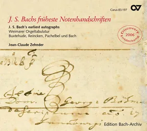 Zehnder Jean-Claude: Bach's Earliest Autographs