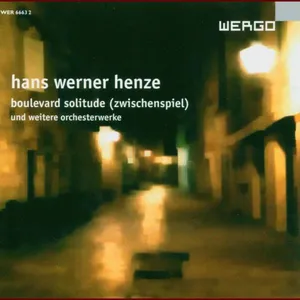 Henze: Boulevard Solitude Andt...