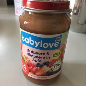 Babylove Erdbeere & Himbeere In Apfel