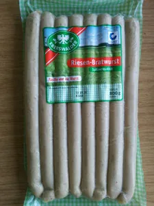 Riesen-Bratwurst