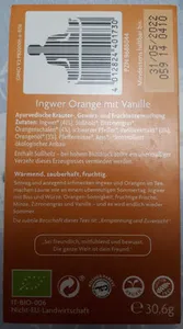 YOGI TEA Ingwer Orange mit Vanille