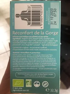 Yogi Tea Réconfort De La Gorge