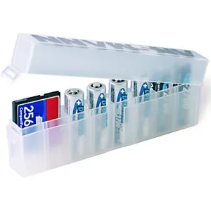 Ansmann Batteribox för 8 st AA-batterier och/eller för minneskort