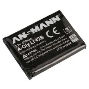 Ansmann A-Oly Li 42 B - Kamerabatteri - Li-Ion - 650 mAh - för Olympus D-765; Stylus Tough TG-320, VG-165, 180; Stylus Smart D-770, VG-180