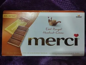 Merci Tafelschokolade Edel-nougat