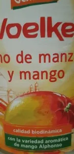 Zumo de manzana y mango