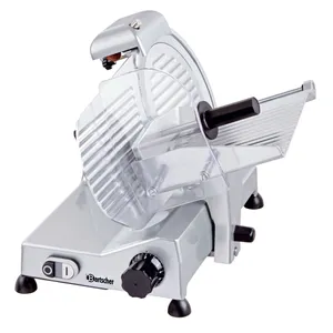 Bartscher Skärmaskin 250; 43x51x37.5 cm (BxDxH); Silverfärg/Transparent/Svart