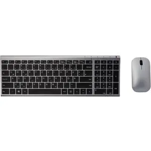 Medion trådlöst tangentbord och mus i rostfritt stål