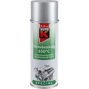 Auto-K Värmefärg, matt silver 650C, 400 ml