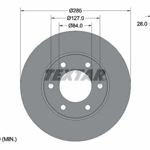 Bromsskiva TEXTAR 92113000