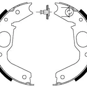 Handbromsbackar TEXTAR 91056900