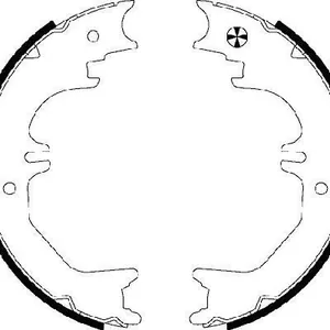 Handbromsbackar TEXTAR 91066200