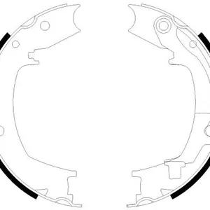 Handbromsbackar TEXTAR 91066400