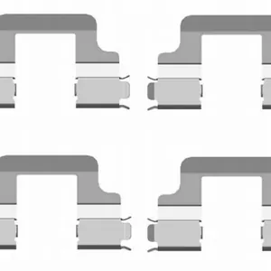 Monteringssats, bromsbelägg TEXTAR 82502000