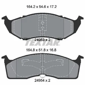 Bromsbelägg TEXTAR 2495301