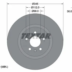 Bromsskiva TEXTAR 92143903