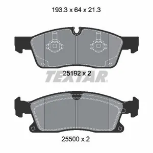 Bromsbelägg TEXTAR 2519202