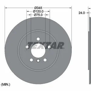 Bromsskiva TEXTAR 92253903