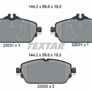 Bromsbelägg TEXTAR 2203101