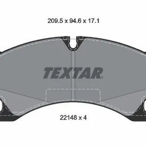 Bromsbelägg TEXTAR 2214801