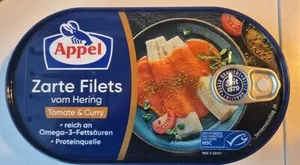 Zarte Filets vom Hering in Merettich Creme