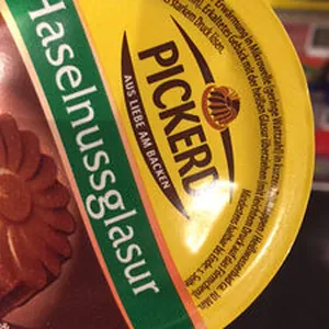 Pickerd glaçage aux noisettes