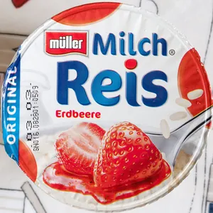 Müller Milch Reis Erdbeere