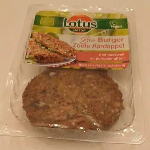 Bio Burger Zoete Aardappel