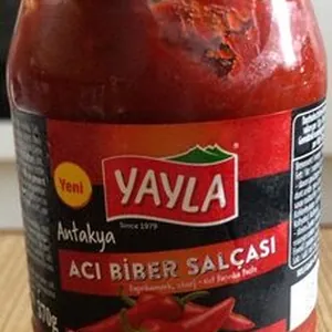 Pate de piment rouge forts