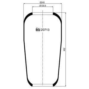 Luftbälg FEBI BILSTEIN 20713