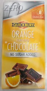 zero quickbury orange flavored chocolate