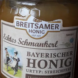 Breitsamer Honig Echtes Schmankerl Bayrischer Honig streichfest
